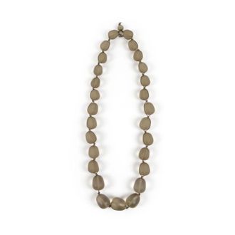 Emporio Armani Necklaces, female, Brown, Size: ONE SIZE Necklace with resin beads