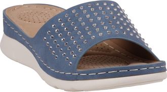 GC SHOES Julie Comfort Slide Sandal in Blue at Nordstrom Rack, Size 6.5