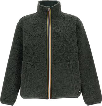 K-Way Pascal Sherpa Polar Double Jacket - Heren - Fleece jassen - Groen - M - Polyester - Fitness