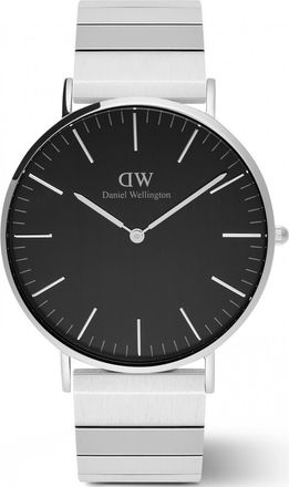 Daniel Wellington Mens DW00100774 Ladies Classic Piano Silver 40mm Watch - One Size
