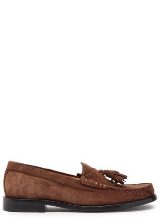 Stuart Weitzman Stuart Weitzman Lottie Tassel Suede Loafers - Brown - 39 (IT39/ UK6)