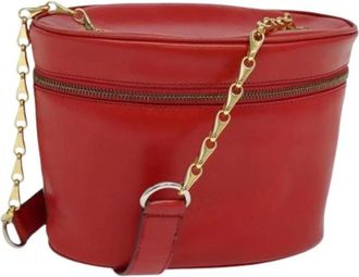 Celine Pre-owned Vanity Bag - Dames - Vintage Schoudertas - Rood - ONE Size - Leer - Vintage