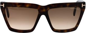 Tom Ford Squared Sunglasses Ft1110 52 F