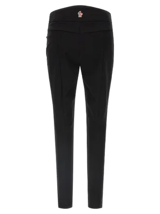 Moncler 4-Way Stretch Technical Twill Trousers - Black