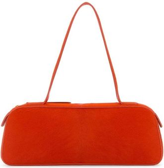 Khaite Orange Calf Hair Simona Shoulder Bag