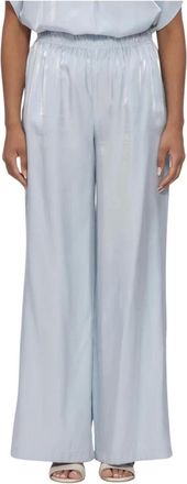 Nukus Nukus, Dames, Broeken, Blauw, Maat: XL Viscose