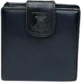 Celine Pre-owned Wallets, female, Blue, Size: ONE SIZE Pre-owned Leather Wallet