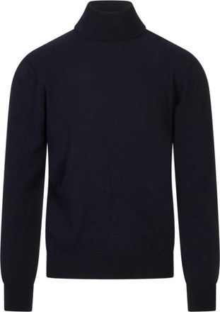 Agnona Coltruien - Heren - Cashmere truien - Blauw - M - Truien & Vesten