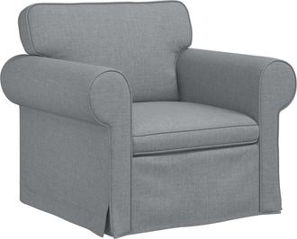 vidaXL Sof&aacute; Gris Claro 95 X 82 X 80 Cm Tela Vidaxl