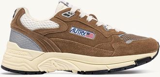 Autry SNEAKERS HYPERWAY IN MESH E SUEDE CIGAR E ARGENTO