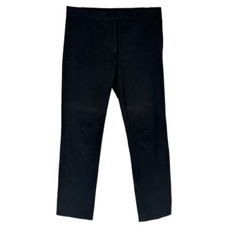 Joseph Straight-Leg Trousers in Black Viscose