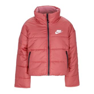 Nike Reversibele Classic Donsjas - Dames - Outdoorjassen - Roze - L - Polyester - Fitness