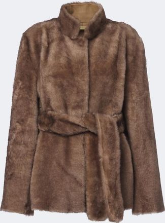 Nour Hammour Elsa shearling jacket