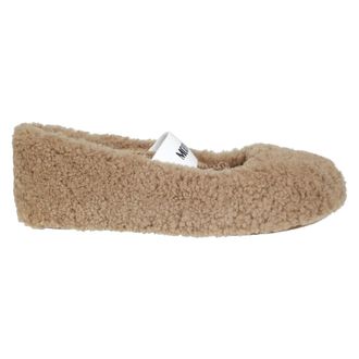 Moon Boot Ballerine in montone - - Shoes - Donna - Beige - 37 EU
