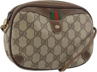 Gucci Pre-owned Plastic Cross Body Bag - Dames - Vintage Schoudertas - Beige - ONE Size - Vintage