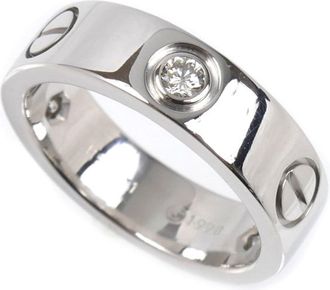 Cartier White Gold (18K) Band Ring (Pre-Owned)