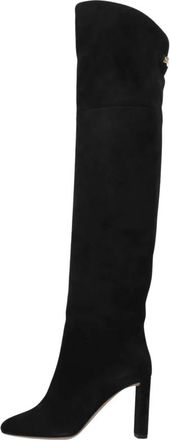 Maisons Skorpios Marylin Over-knee Boots - Dames - Over de knie laarzen - Zwart - 36 1/2 EU - Leer - Schoenen