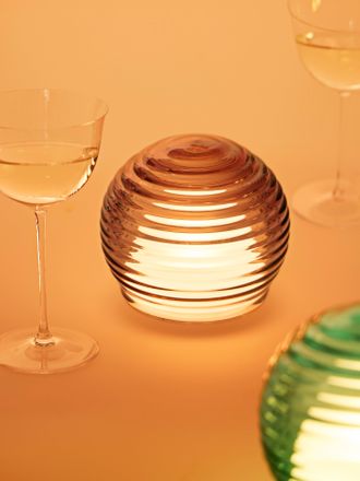 Green Wolf Studio Curve Hand-Blown Murano Glass Portable Table Light