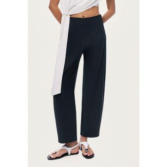 Nocturne Tailored Straight-Leg Pants in Black at Nordstrom, Size X-Large Eu