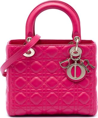 Dior Pre-owned Dior Medium Lambskin Cannage Lady Ladies J33T67PF7BDJ02R2