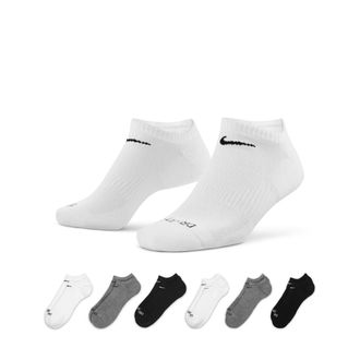 Nike Mens Everyday Plus Cushioned Training No-Show Socks (6 Pairs) in Multicolor | SX6898-964