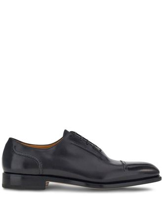 Ferragamo leather Oxford shoes - Black