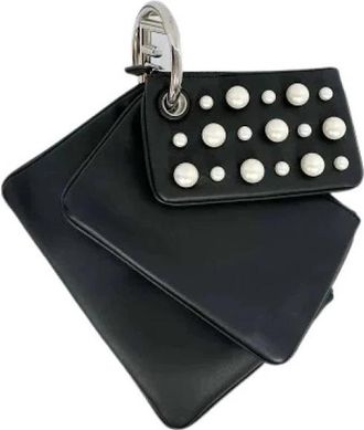 Fendi Pre-owned Triplette Bag - Dames - Vintage Accessoires - Zwart - ONE Size - Leer - Vintage