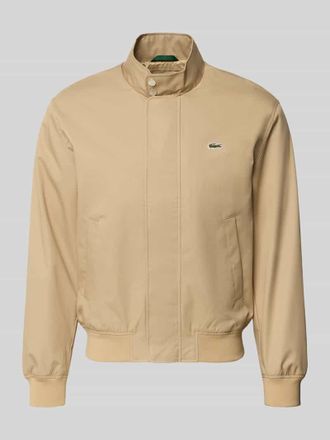 Lacoste Regular Fit Bomberjacke mit Baumwoll-Anteil Modell HARRINGTON in Beige, Gr&ouml;&szlig;e XXL