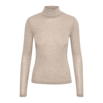 Gestuz Dames, Truien, Beige, Maat: XL Wol