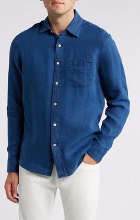Faherty Laguna Linen Shirt in Arroyo Wash at Nordstrom Rack, Size Large