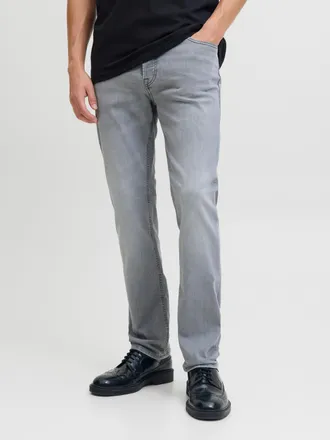Jack & Jones Slim-fit-Jeans JACK & JONES JJITIM JJORIGINAL AKM 004 / SQ 368 / SQ 031, Herren, Gr. 30, L&auml;nge 34, grau (grau denim), Denim/Jeans, Obermaterial: 76% B