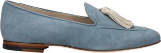 Eleventy Elf vrouwens Mocassins Su&egrave;de Blauw/Stoffig Blauw