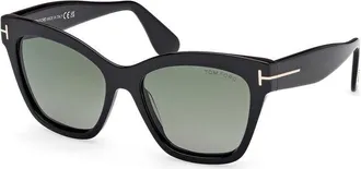 Tom Ford FT1217 01R Black/Green Polarized
