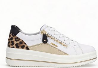 Remonte D1c01-85 Womens Casual Trainers White Leather - Size UK 7.5