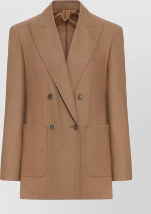 Max Mara cashmere double-breasted blazer