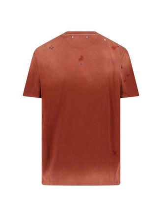 Golden Goose Womens T-Shirts And Polos Red Cotton