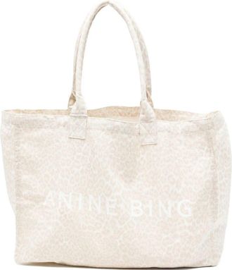 Anine Bing Leo Canvas Tote