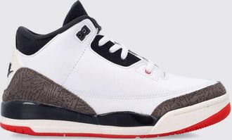 Nike Sneakers Jordan 3 Retro da bambino alte in pelle con design bicolor
