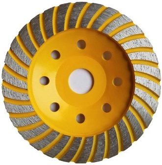No Brand Disco Abrasivo De Diamante - 125 X 22,2 Mm - Disco Abrasivo - Para El Pulido De Hormig&oacute;n - Para El Acabado De Superficies De Hormig&oacute;n, Granito, Piedra