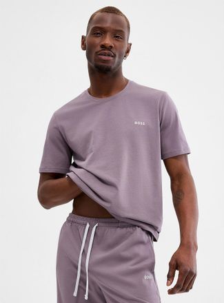 BOSS Mens Solid stretch T-shirt