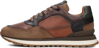 Mazzeltov Schoenen, Heren, Bruin, 42 EU, Leer, Stijlvolle Cognac Sneakers voor Vrouwen