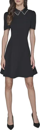 Karl Lagerfeld Karl Lagerfeld Scuba A-Line Dress