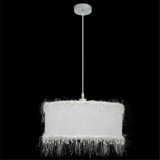 Fabrilamp Akunadecor Lampada a sospensione modello Hilos De 1xe27 Bianco 40d DeDe - Fabrilamp