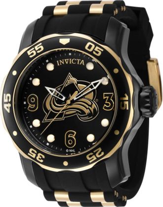 Invicta NHL Colorado Avalanche Quartz Black Dial Mens Watch 42323