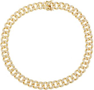 Eye Candy Los Angeles Womens Luna 18K Collar Necklace In Gold
