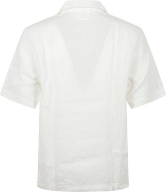 C.P. Company Mens Shirt White Linen