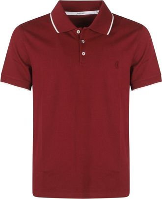 Saint Laurent Jersey Polo - Heren - Polos - Rood - M - Katoen - Tops