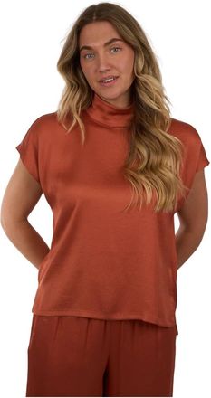 Drykorn Top - Dames - Blouses - Oranje - XL - Overhemden
