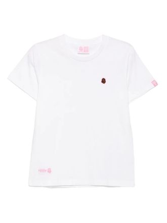 Fingercroxx logo-embroidered T-shirt - women - Cotton - S - White