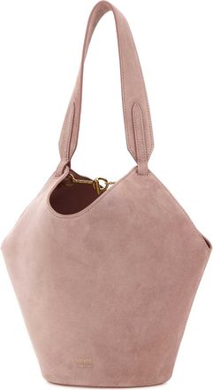 Khaite Womens Lotus Shoulder Bag Pink Baby Calfskin